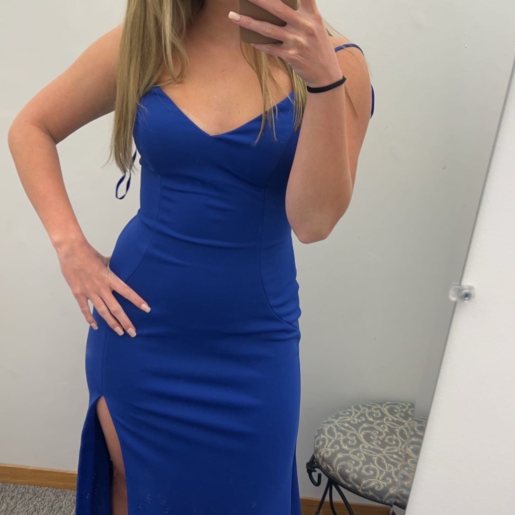 Jovani Royal Blue Dress
